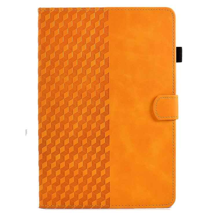 For Amazon Kindle Lite 2022 Rhombus Embossed Leather Tablet Case(Khaki)