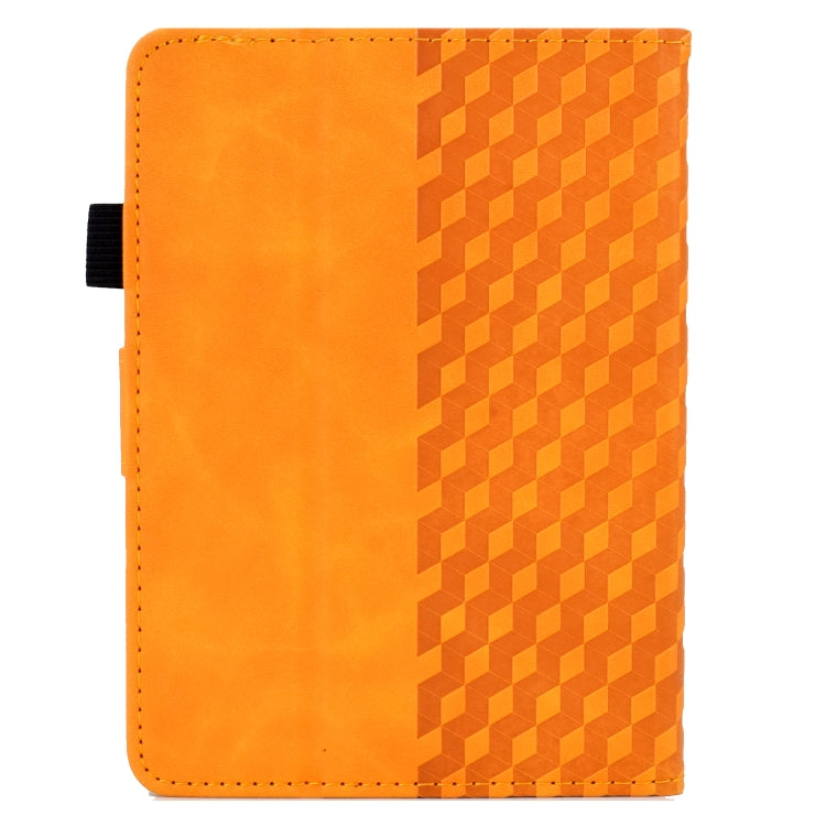 For Amazon Kindle Lite 2022 Rhombus Embossed Leather Tablet Case(Khaki)