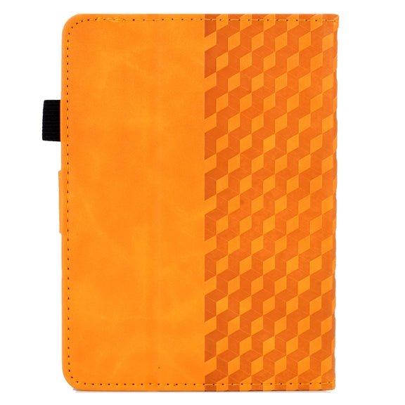 For Amazon Kindle Lite 2022 Rhombus Embossed Leather Tablet Case(Khaki)