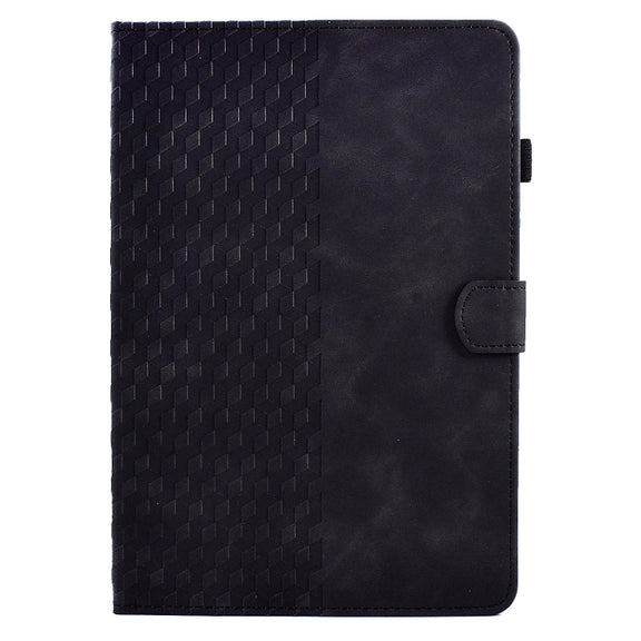For Amazon Kindle Lite 2022 Rhombus Embossed Leather Tablet Case(Black)