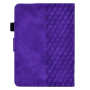 For Amazon Kindle PaperWhite 5 2021 Rhombus Embossed Leather Tablet Case(Purple)