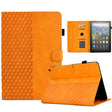 For Amazon Kindle Fire HD8 2020 Rhombus Embossed Leather Tablet Case(Khaki) - Amazon by PMC TechLife | Online Shopping South Africa | PMC TechLife | Buy Now Pay Later Mobicred