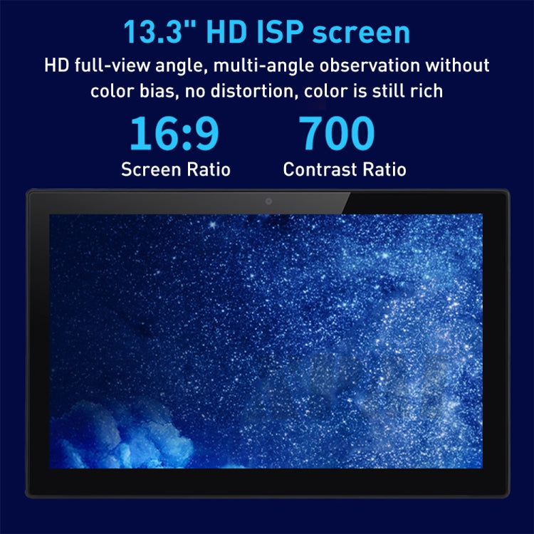PR1335T 13.3 inch IPS Display Advertising Machine, 2GB+16GB, CPU:RK3288 Quad Core 1.8GHz(US Plug)