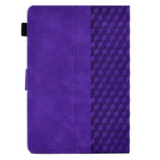 For 7.0 inch Universal Tablet Rhombus Embossed Leather Case(Purple)