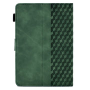 For 7.0 inch Universal Tablet Rhombus Embossed Leather Case(Green)
