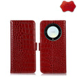 For Honor X9a/X40 5G Crocodile Top Layer Cowhide Leather Phone Case(Red) - Honor Cases by PMC TechLife | Online Shopping South Africa | PMC TechLife | Buy Now Pay Later Mobicred
