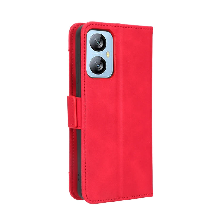 For Blackview A52 Skin Feel Calf Texture Card Slots Leather Phone Case(Red)