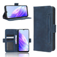 For Blackview A52 Skin Feel Calf Texture Card Slots Leather Phone Case(Blue) - More Brand by PMC TechLife | Online Shopping South Africa | PMC TechLife | Buy Now Pay Later Mobicred