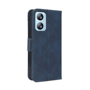 For Blackview A52 Skin Feel Calf Texture Card Slots Leather Phone Case(Blue)