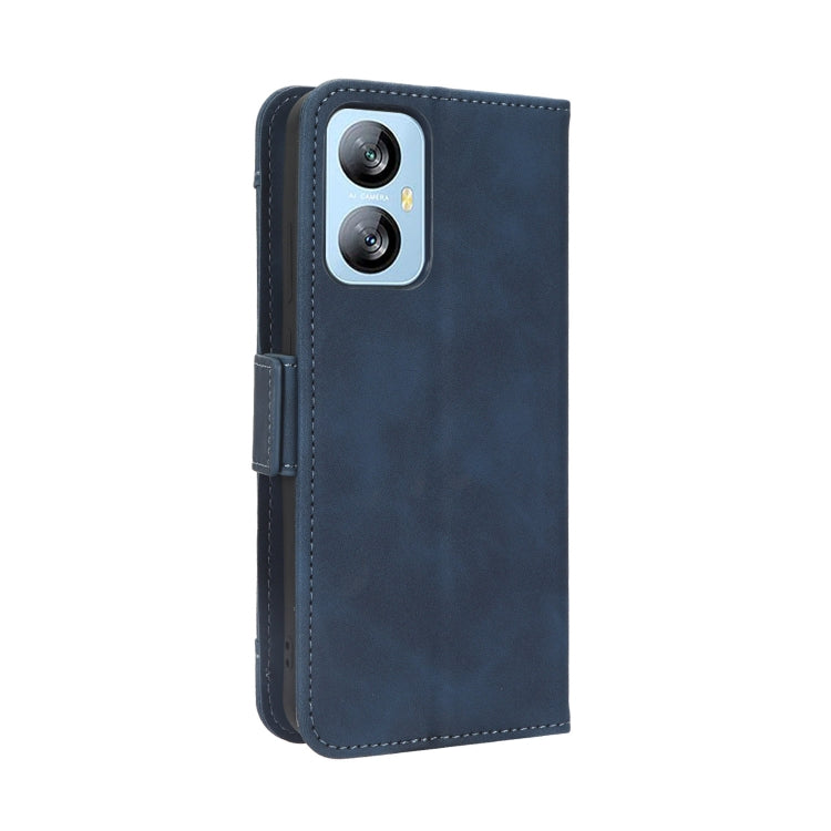 For Blackview A52 Skin Feel Calf Texture Card Slots Leather Phone Case(Blue)