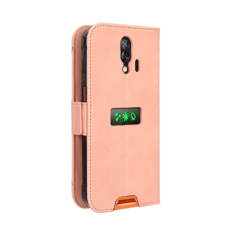 For Blackview BV7200 Skin Feel Calf Texture Card Slots Leather Phone Case(Pink)