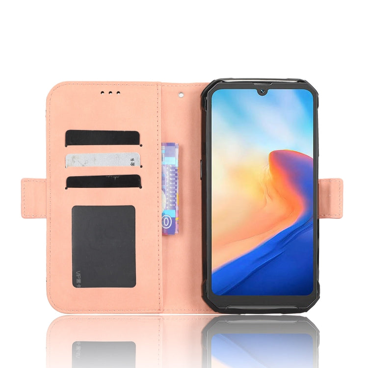 For Blackview BV7200 Skin Feel Calf Texture Card Slots Leather Phone Case(Pink)