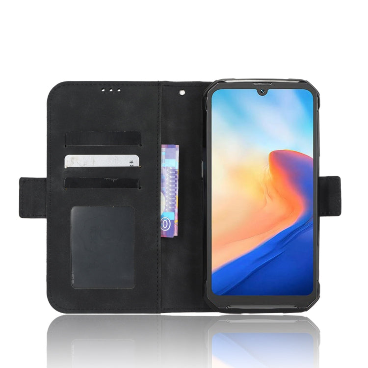For Blackview BV7200 Skin Feel Calf Texture Card Slots Leather Phone Case(Black)