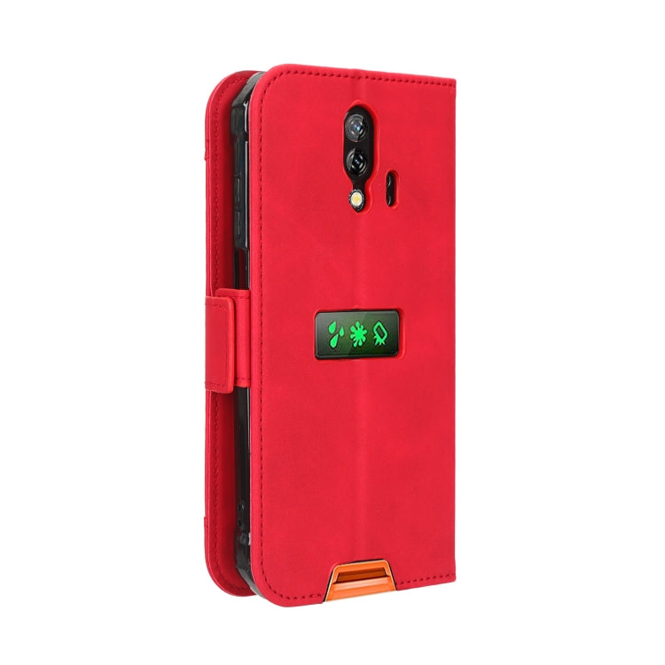 For Blackview BV7200 Skin Feel Calf Texture Card Slots Leather Phone Case(Red)