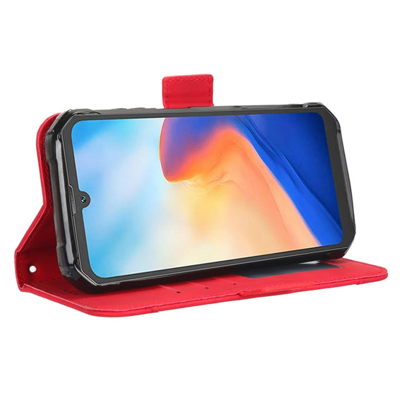 For Blackview BV7200 Skin Feel Calf Texture Card Slots Leather Phone Case(Red)