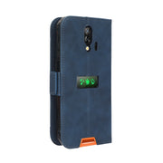 For Blackview BV7200 Skin Feel Calf Texture Card Slots Leather Phone Case(Blue)