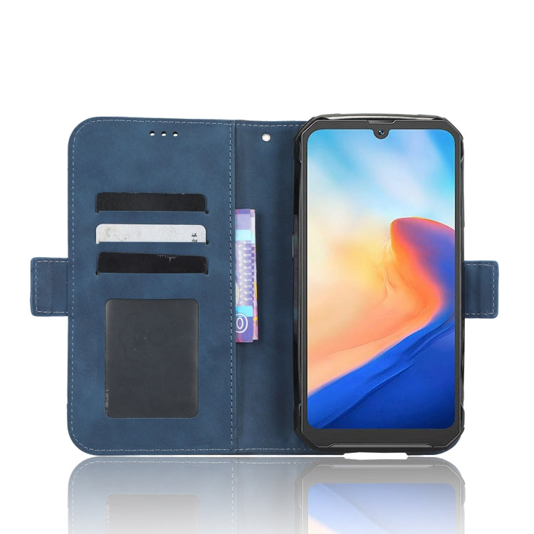 For Blackview BV7200 Skin Feel Calf Texture Card Slots Leather Phone Case(Blue)