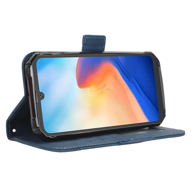 For Blackview BV7200 Skin Feel Calf Texture Card Slots Leather Phone Case(Blue)
