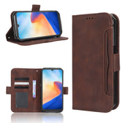 For Blackview BV7200 Skin Feel Calf Texture Card Slots Leather Phone Case(Brown)