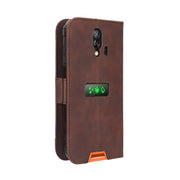 For Blackview BV7200 Skin Feel Calf Texture Card Slots Leather Phone Case(Brown)