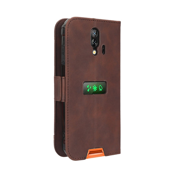 For Blackview BV7200 Skin Feel Calf Texture Card Slots Leather Phone Case(Brown)