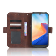 For Blackview BV7200 Skin Feel Calf Texture Card Slots Leather Phone Case(Brown)