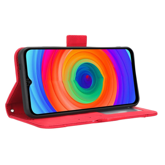 For Ulefone Note 14 Skin Feel Calf Texture Card Slots Leather Phone Case(Red)