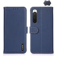 For Sony Xperia 10 IV KHAZNEH Litchi Genuine Leather Phone Case(Blue) - free shipping - PMC TechLife - Order now!