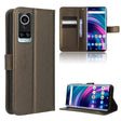 For BLU Bold N2 Diamond Texture Leather Phone Case(Brown) - More Brand by PMC TechLife | Online Shopping South Africa | PMC TechLife | Buy Now Pay Later Mobicred