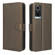 For BLU Bold N2 Diamond Texture Leather Phone Case(Brown)