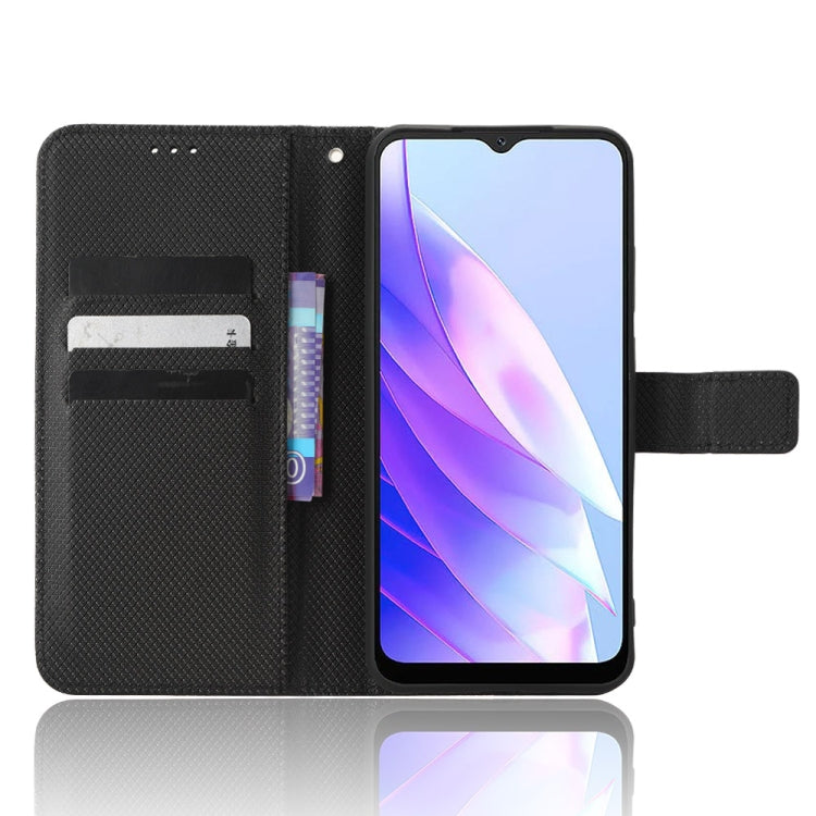 For Blackview A52 Diamond Texture Leather Phone Case(Black)