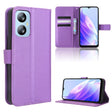 For Blackview A52 Diamond Texture Leather Phone Case(Purple) - More Brand by PMC TechLife | Online Shopping South Africa | PMC TechLife | Buy Now Pay Later Mobicred