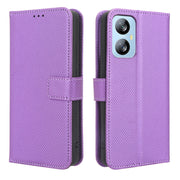 For Blackview A52 Diamond Texture Leather Phone Case(Purple)