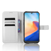 For Blackview BV7200 Diamond Texture Leather Phone Case(White)
