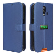 For Blackview BV7200 Diamond Texture Leather Phone Case(Blue)