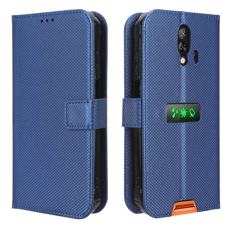 For Blackview BV7200 Diamond Texture Leather Phone Case(Blue)