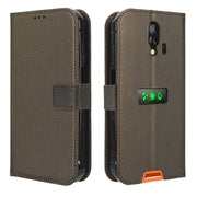 For Blackview BV7200 Diamond Texture Leather Phone Case(Brown)