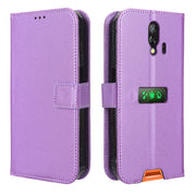 For Blackview BV7200 Diamond Texture Leather Phone Case(Purple)