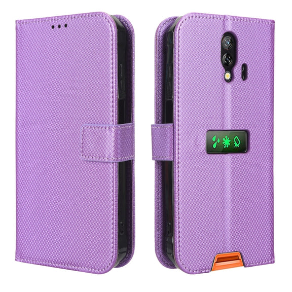 For Blackview BV7200 Diamond Texture Leather Phone Case(Purple)