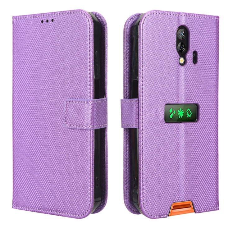 For Blackview BV7200 Diamond Texture Leather Phone Case(Purple)