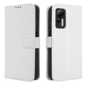For Ulefone Note 14 Diamond Texture Leather Phone Case(White)