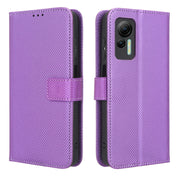 For Ulefone Note 14 Diamond Texture Leather Phone Case(Purple)