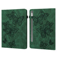For Lenovo Pad Pro 2022 11.2 inch / Tab P11 Pro Gen 2 Embossed Butterfly Pattern Leather Tablet Case(Green) - free shipping - PMC TechLife - Order now!
