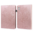 For Lenovo Tab M8 4th Gen Lace Flower Embossing Pattern Leather Tablet Case(Gold) - Lenovo by PMC TechLife | Online Shopping South Africa | PMC TechLife | Buy Now Pay Later Mobicred