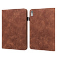 For Lenovo Pad Plus 2023 11.5 inch / Tab P11 Gen 2 Lace Flower Embossing Pattern Leather Tablet Case(Brown) - Lenovo by PMC TechLife | Online Shopping South Africa | PMC TechLife | Buy Now Pay Later Mobicred
