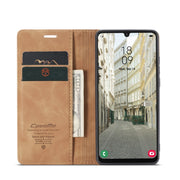 For Samsung Galaxy A34 5G CaseMe 013 Multifunctional Horizontal Flip Leather Phone Case(Brown)