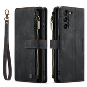 For Samsung Galaxy S23+ 5G CaseMe C30 Multifunctional Leather Phone Case(Black)