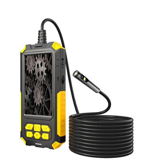 P50 8mm 4.5 inch Three Camera Endoscope with Screen, Length:2m Hard Line