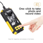 P50 4.5 inch Dual Camera with Screen Endoscope, Length:2m Hard Line(8mm)