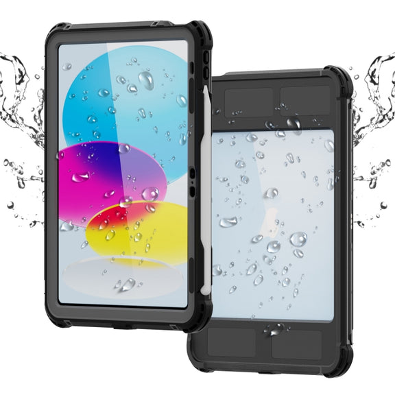 For iPad 2025 / 2022 RedPepper Shockproof Dustproof Water-resistant Tablet Case(Black)